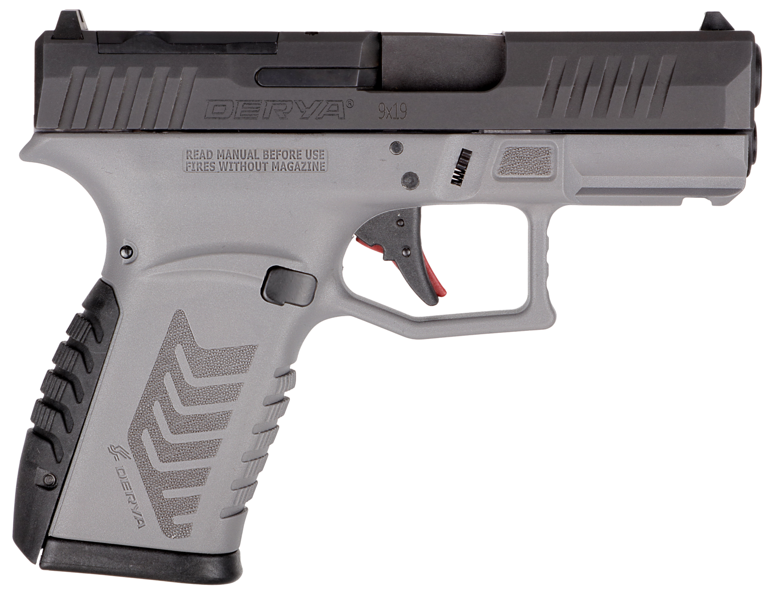  Grey Frame with Black Slide