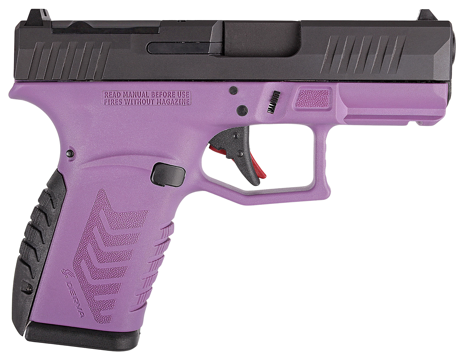 Purple Frame with Black Slide