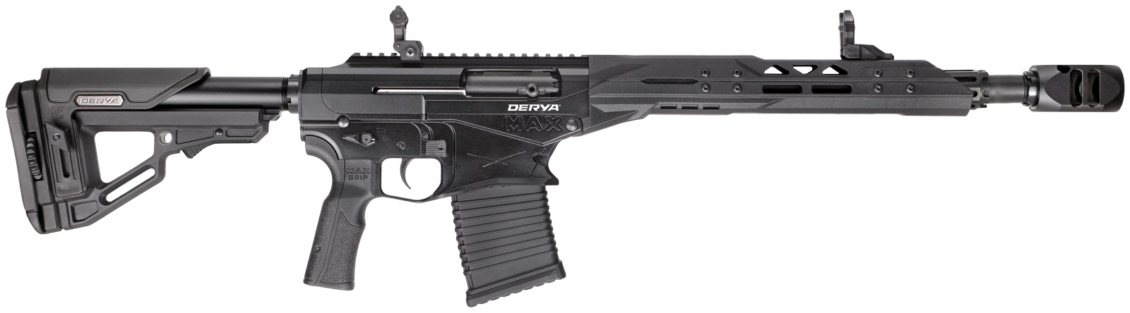Derya MAX 18-inch magazine-fed 12-gauge shotgun, right profile