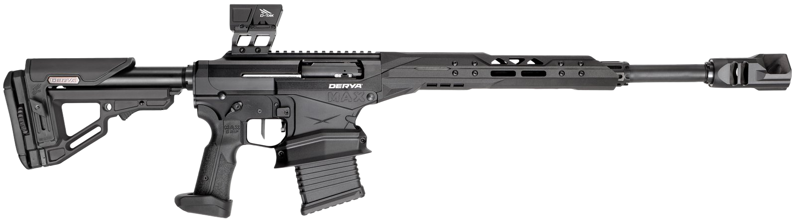 Factory Exclusive Derya MAX 20-inch with DTAKTICAL red dot, right profile