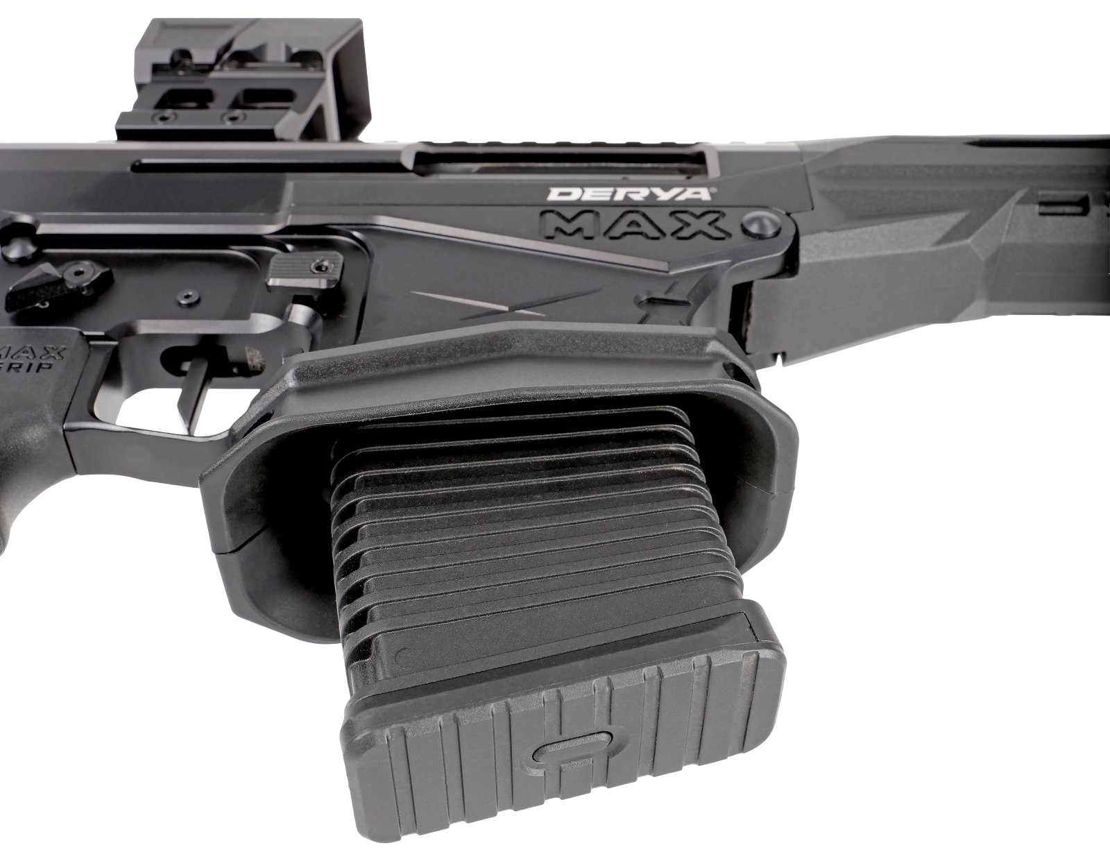 Derya MAX magwell and proprietary magazine detail