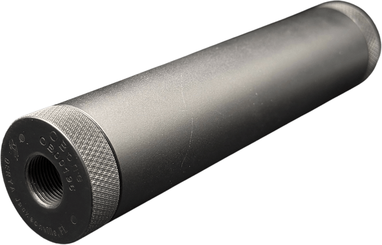 Derya OBone suppressor, angled view